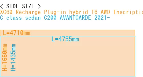 #XC60 Recharge Plug-in hybrid T6 AWD Inscription 2022- + C class sedan C200 AVANTGARDE 2021-